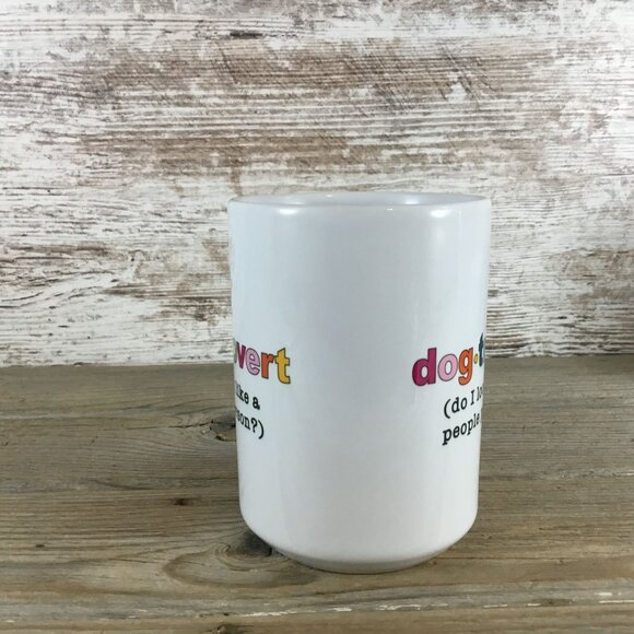 Dog-Trovert Do I Look Like a People Person Coffee Mug - Picture 2 of 3